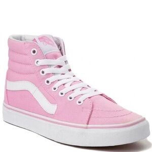 Pink high top vans
